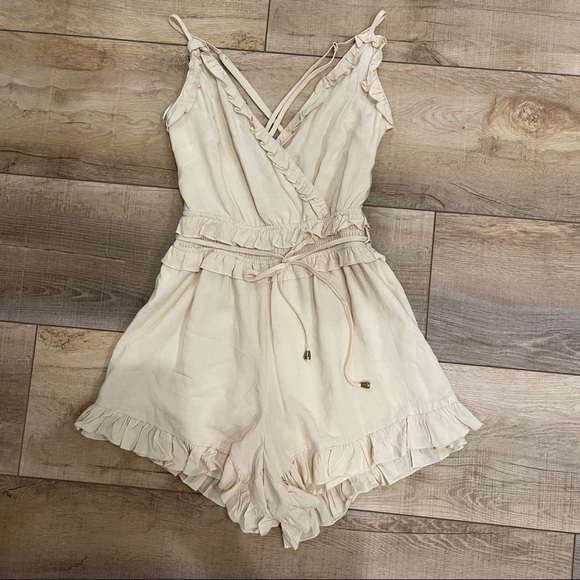 mable Pants - Mable Lace Romper Small NWT